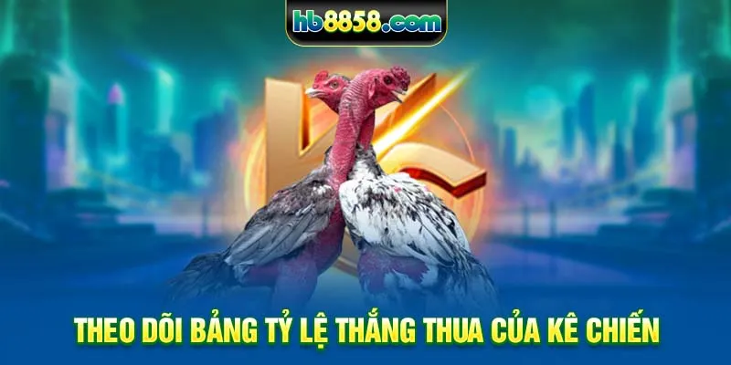 Theo dõi bảng tỷ lệ thắng thua của kê chiến